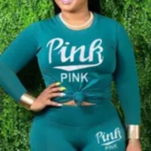 Letter print tracksuit